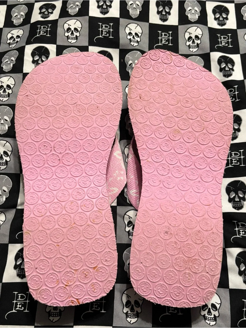 Y2K Nomad Pink Platform Flipflops